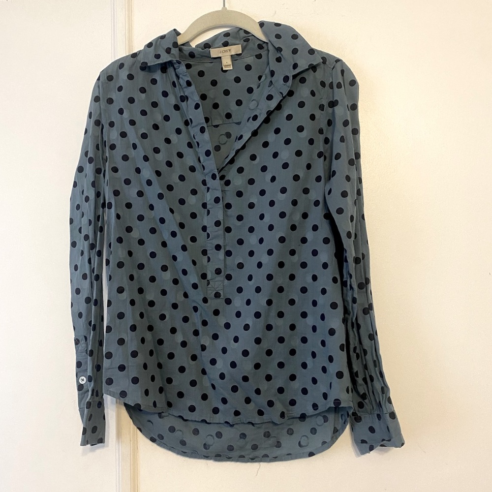 JCrew popover shirt